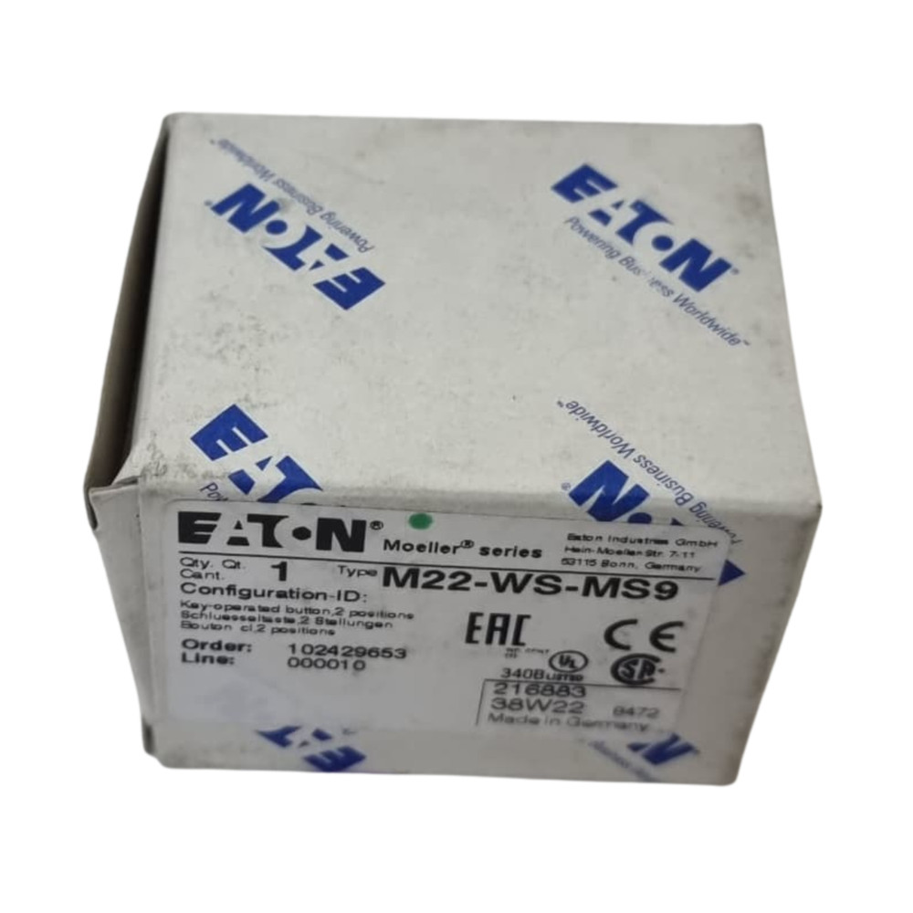 Eaton M22-WS-MS9 Key-Operated Selector Switch