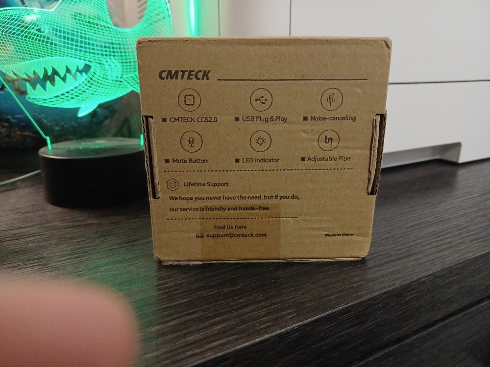 Black CMTECK CCS2.0 USB Condenser Microphone