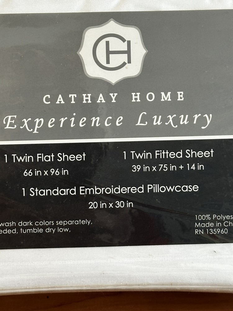 Cathay Home twin Sheet Set
