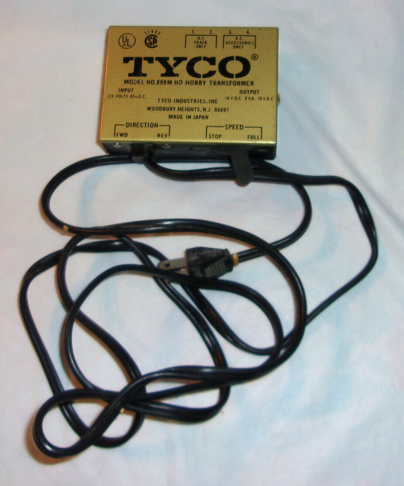 TYCO MODEL NO. 899M HO TOY TRANSFORMER "Untested"