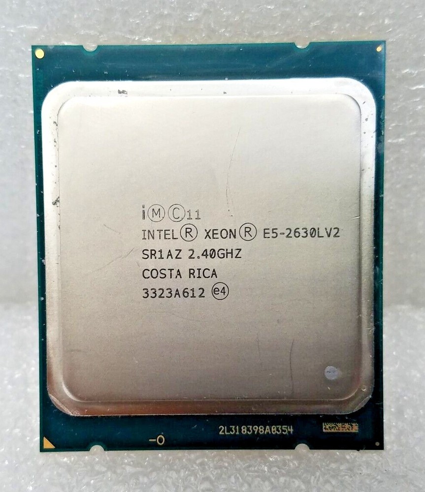 INTEL XEON E5-2630LV2 SR1AZ  2.40GHZ 15M 6 CORES 60W PROCESSOR