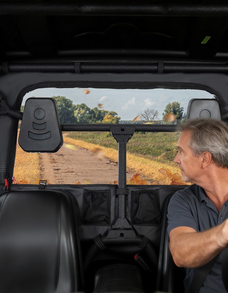 Front Windshield & Soft Window for MASSIMO 500 700 Outfitter Bighorn Hisun Axis