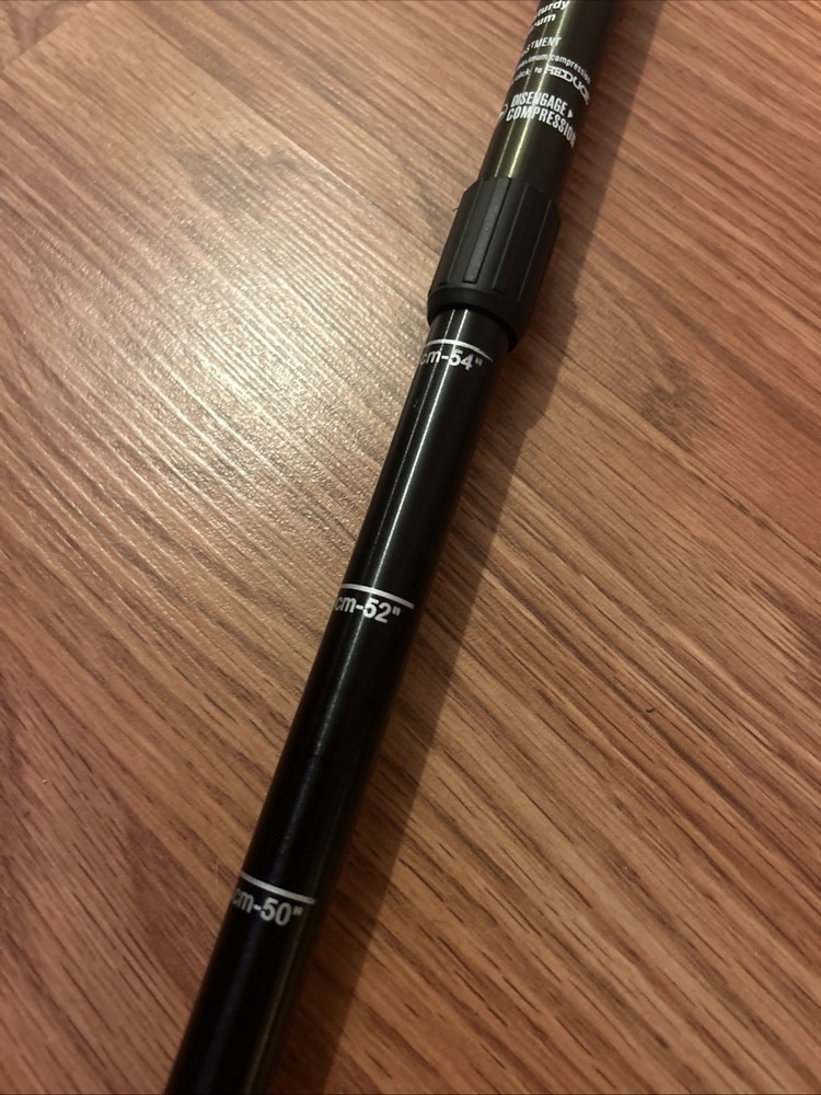 Chimney Rock Adjustable Walking Stick With Compression Tip- Pistol Grip Handle