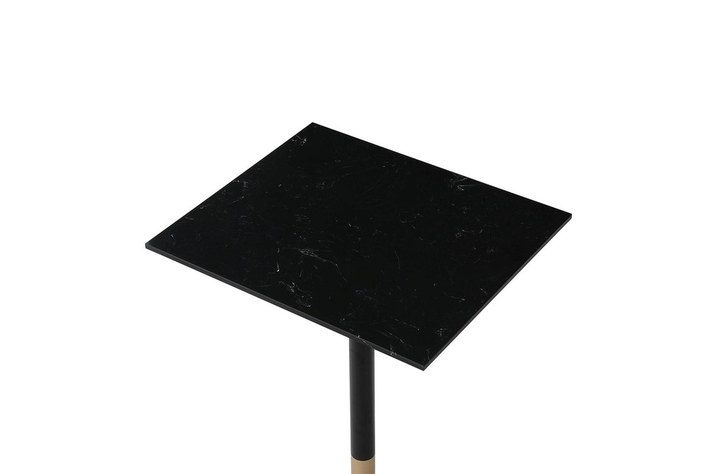 Elegant Decor Ronan 28" Pub Table in Black