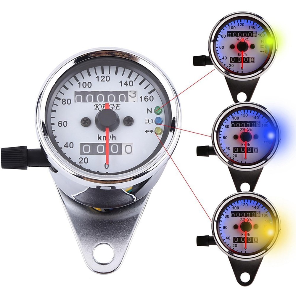 Odometer, 1 Piece, Universal, Motorcycle, Speedometer, Display, Dual Display...