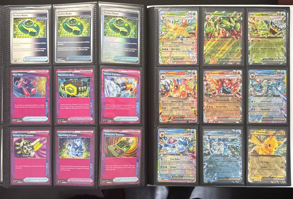 Prismatic Evolutions Complete Base Set, Reverse Holos, Pokeballs & Full Arts
