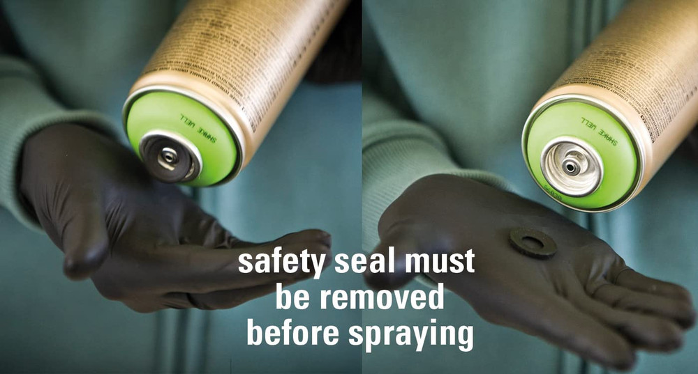 Cans BLACK Spray Paint, 400Ml, Acid