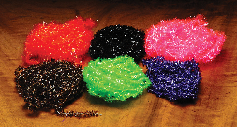 Hareline Dubbin' MEDIUM ICE CHENILLE Fly & Jig Tying Approx. 3 yd