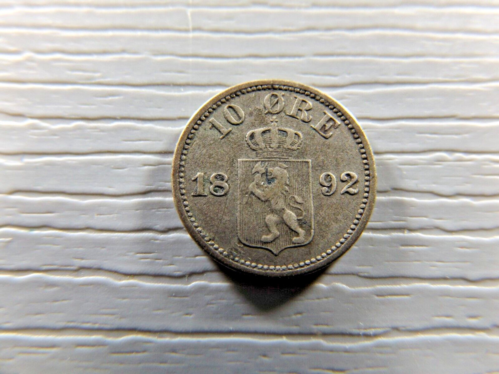 NORWAY 1892 10 Ore