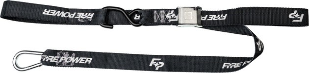 Fire Power 1.5" Tie Downs with Soft-Tye Black