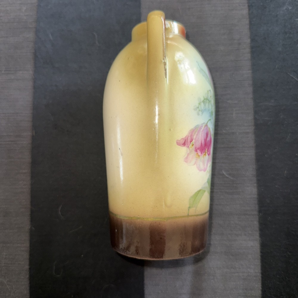 Double Handle Czech Floral Jug Case
