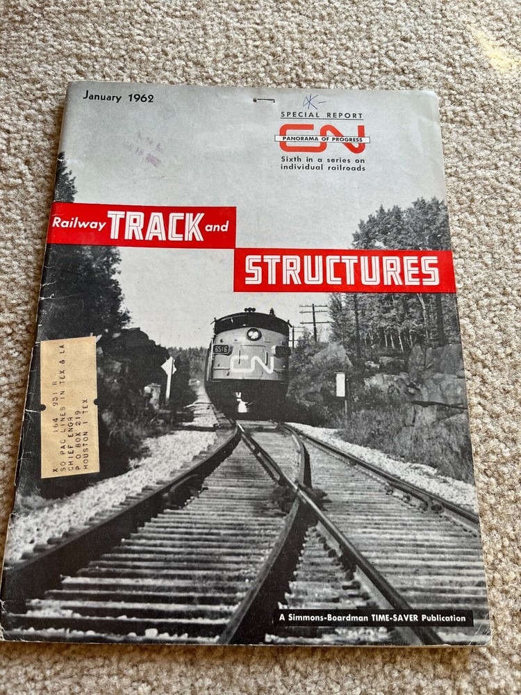 Railway Track and Structures - January 1962