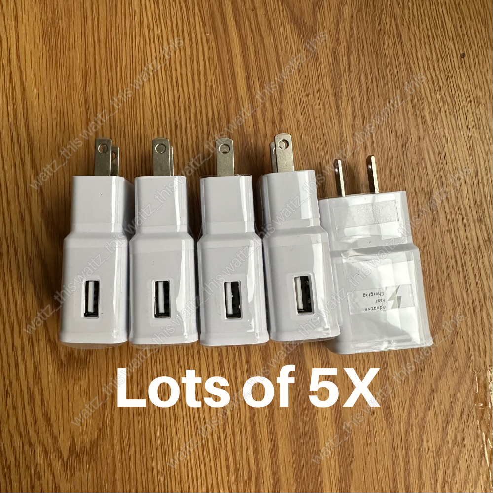 For Samsung Android USB Wall Charger Fast Adapter Block Charging Cube Brick Box