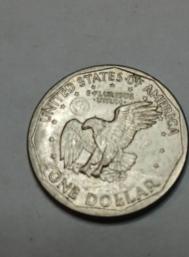 1979-D SBA$1 Susan B. Anthony Dollar with misprint on Back