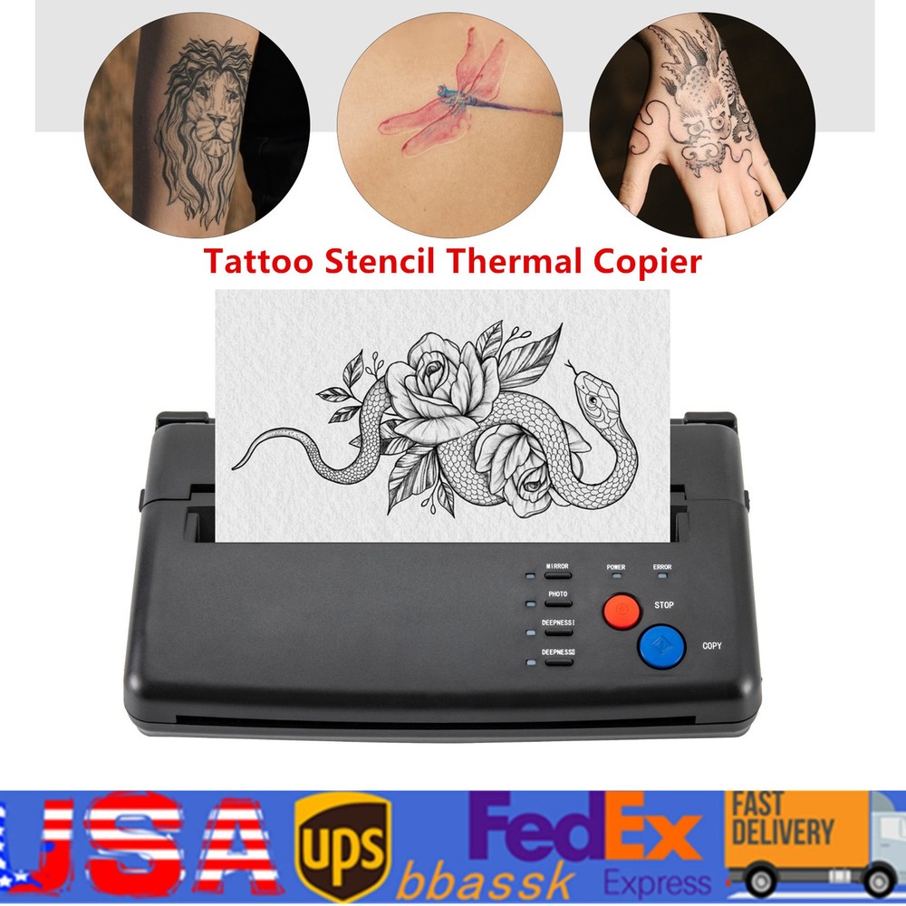 Tattoo Transfer Stencil Copy Machine Stencil Thermal Copier Printer for A4 Paper