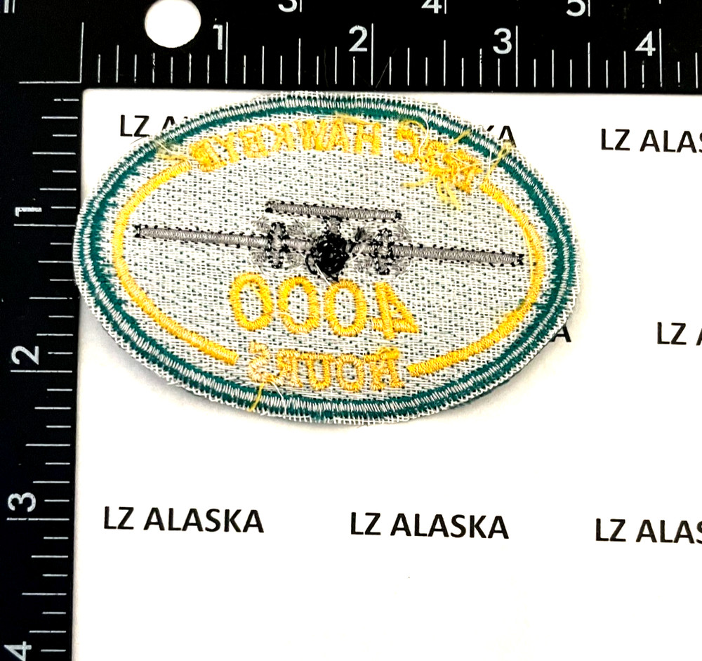 US NAVY E-2C HAWKEYE 4000 FLIGHT HOURS OVAL AVIATION PATCH (N10)