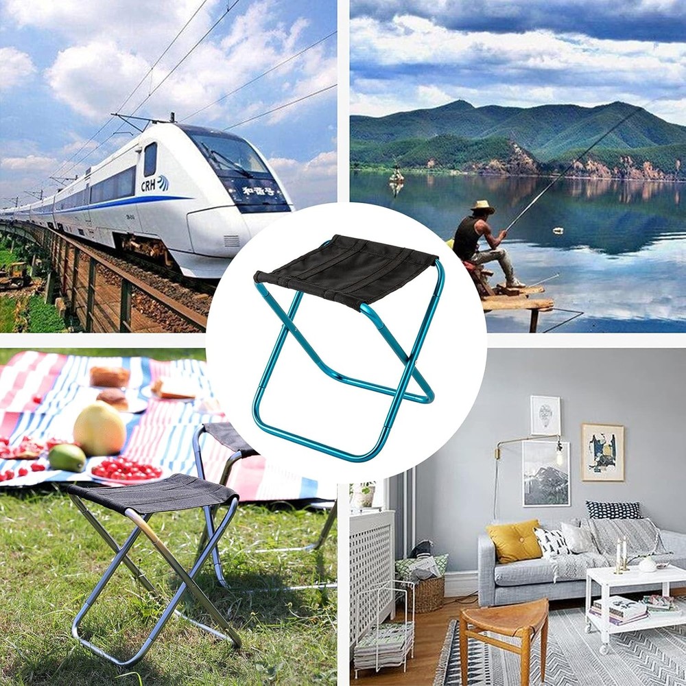 Portable Mini Folding Stool, Camping Stool, 150 lbs Capacity