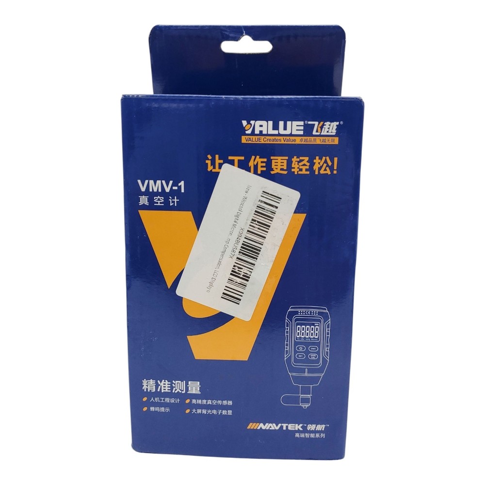 Value Navtek VMV-1 Digital Vacuum Gauge ELEOPTION High Precision Atmospheric