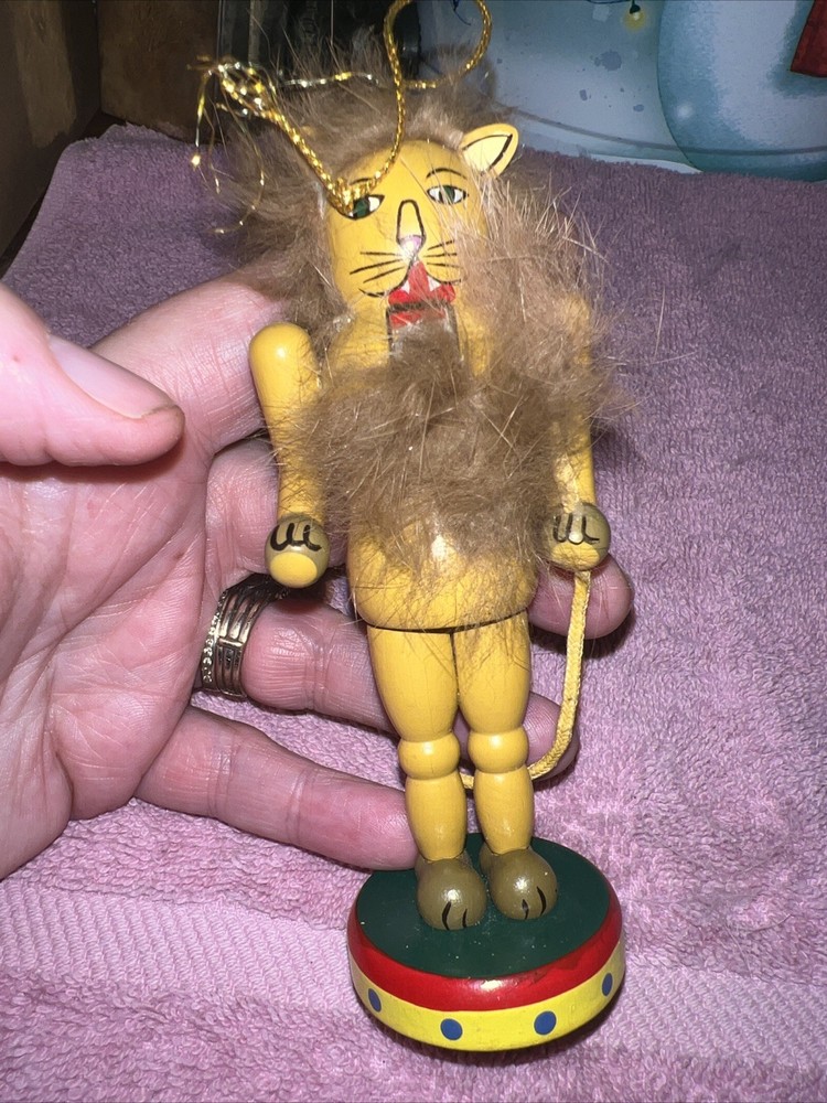 Nutcracker Village Lion Nutcracker Christmas Ornament 1998