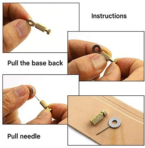 5 Sets DIY Leather Craft Hand Sewing Position Located Needle Positioning Tool