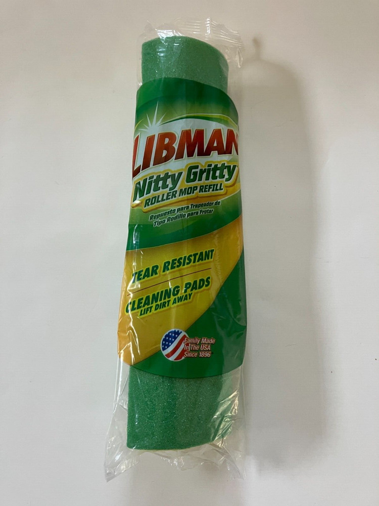 LIBMAN NITTY GRITTY ROLLER MOP REFILL 02011