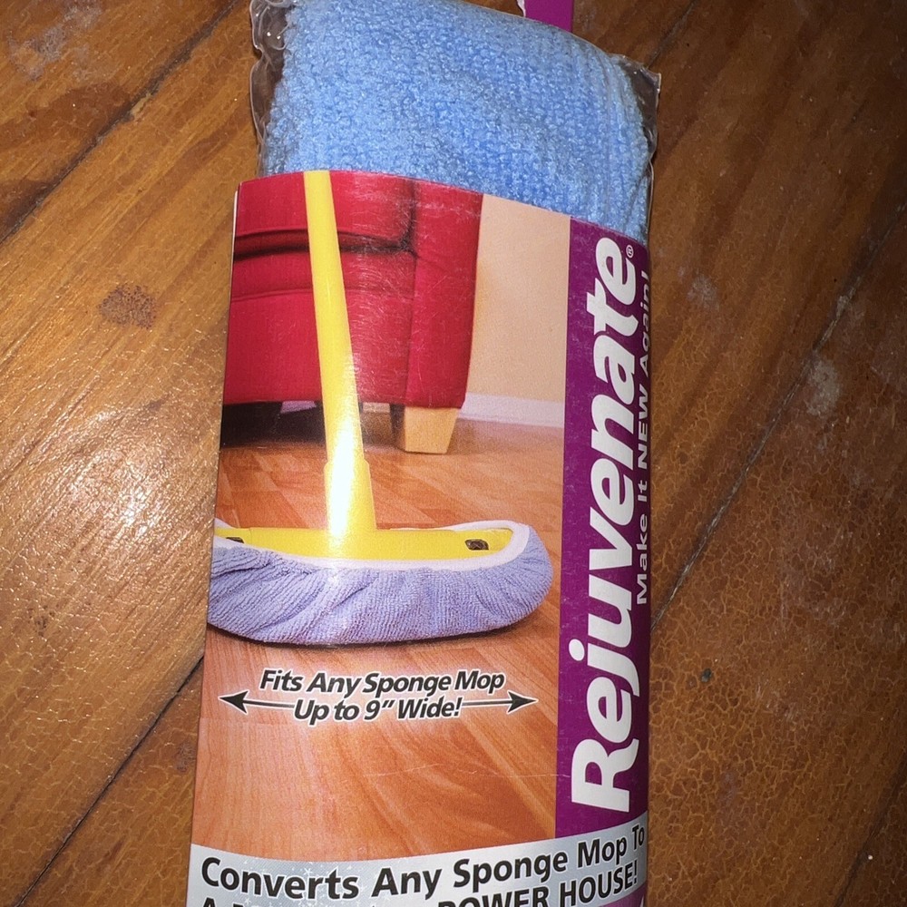 Rejuvenate Microfiber Bonnet Applicators Fits Standard 9” Sponge Mop Head