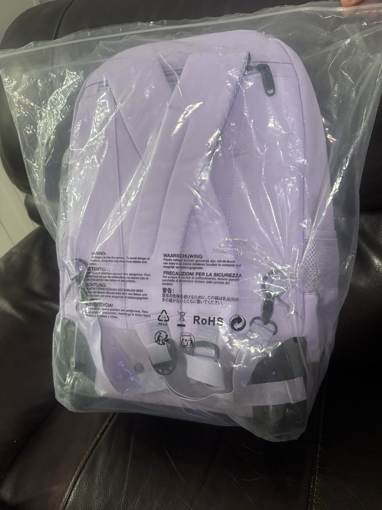 Matein 17” Wheeled Rolling Backpack Purple