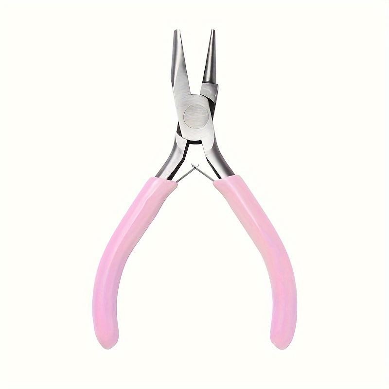 5" Round Concave Pliers – Precision Wire Loop Tool for Jewelry Making & Diy Use