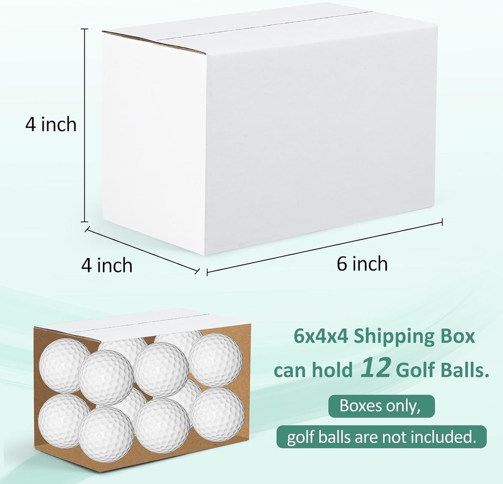 Eupako 6x4x4 Inches (30 Pack), White