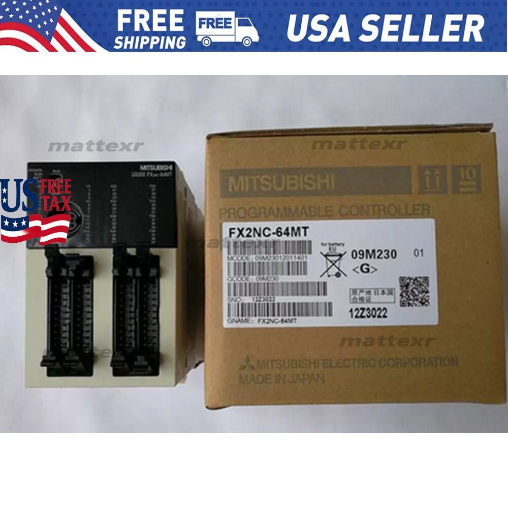 New Mitsubishi FX2NC-64MT PLC Programmable Controller Expedited Shipping One