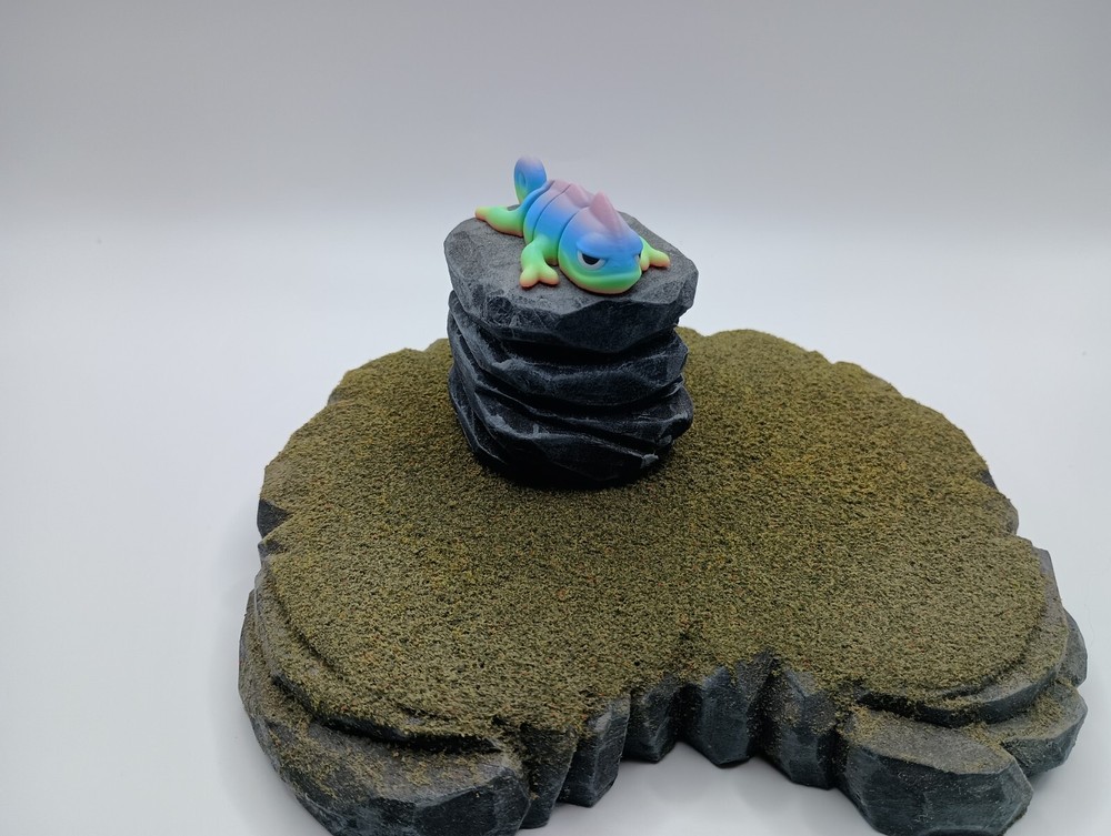 3D Printed Jiggle Pet Bored Chameleon
