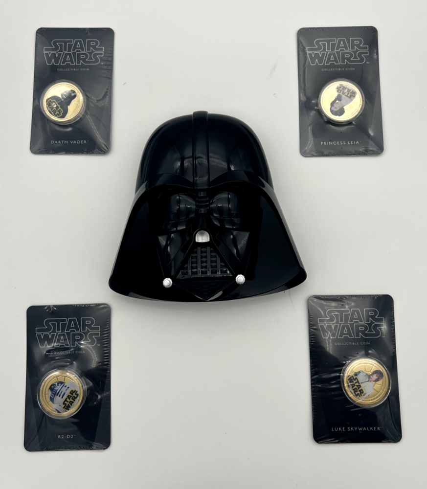 2011 Star Wars Darth Vader Silver Coins set Niue