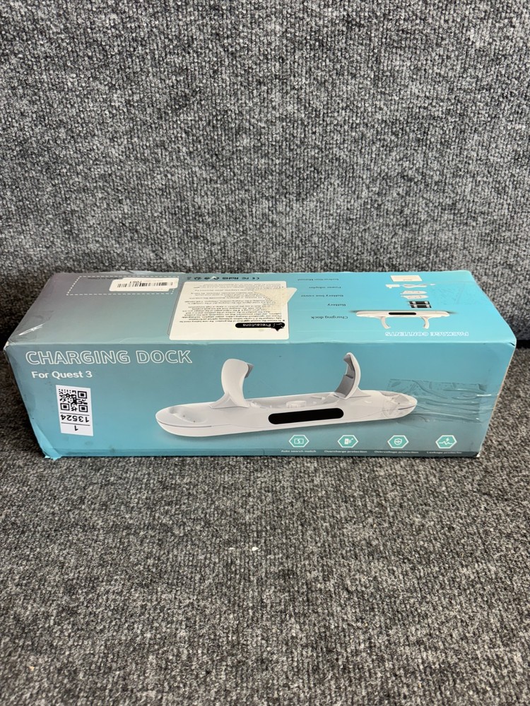 Dxldfks Auto-Clamping Charging Dock for Meta Quest 3 & Controller Accessories