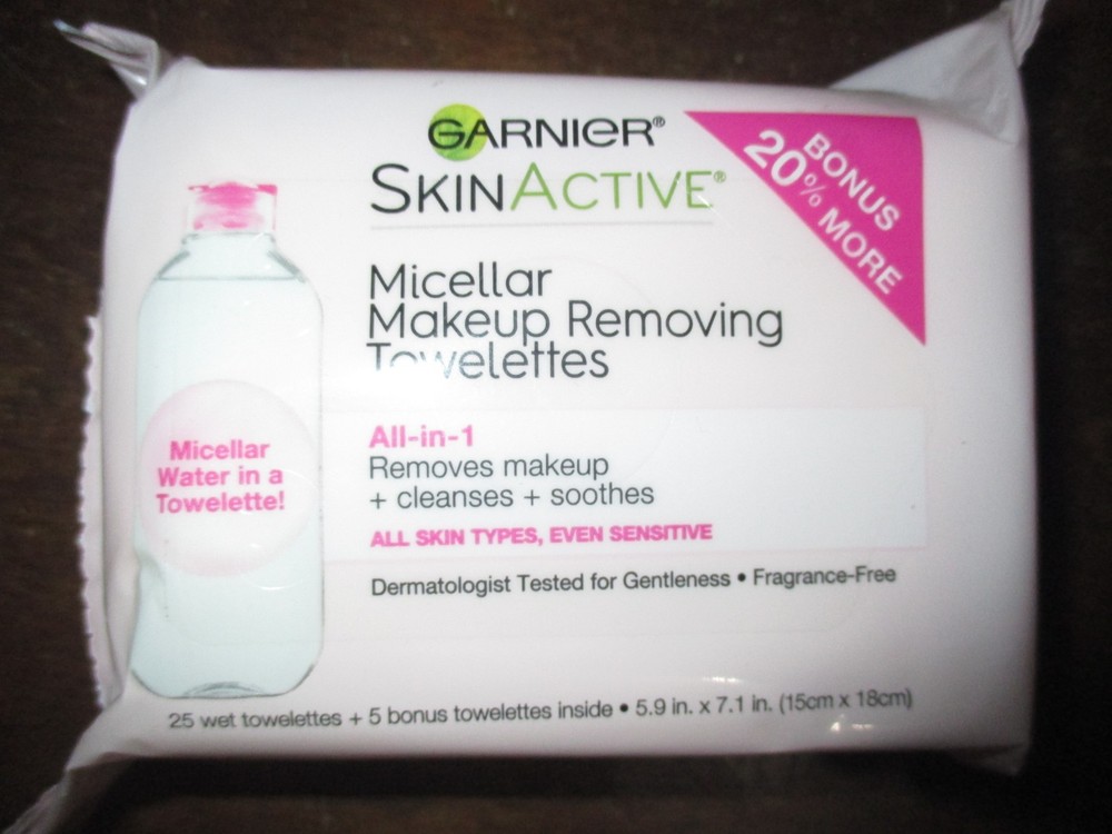 Garnier SkinActive Micellar Makeup Removing Towelettes 25 Count