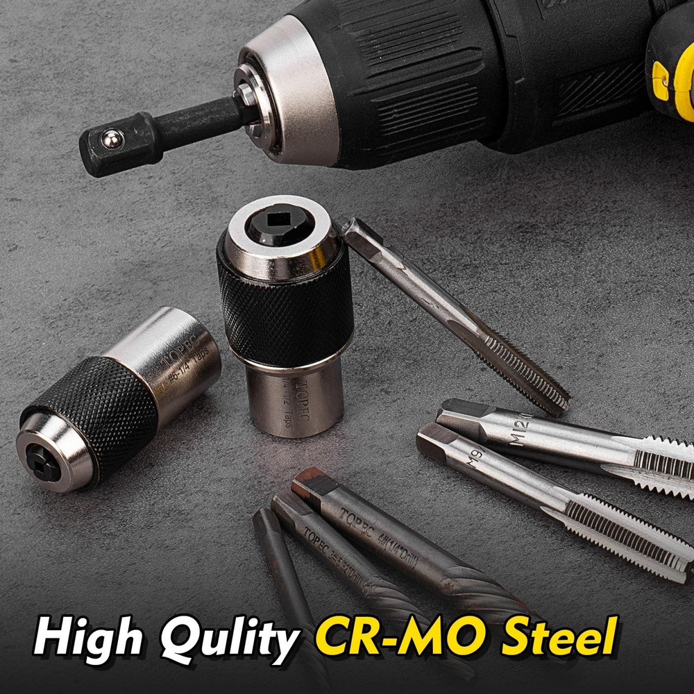 Topec Tap Socket Set, 3-Piece Extractor Tool with One Size, 3-piece