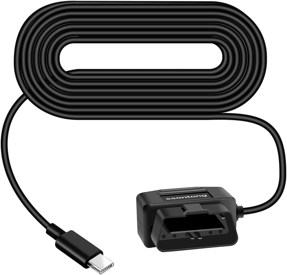 Dual-Mode OBD Power Cable for Dash Cameras - ACC & Surveillance Functionality