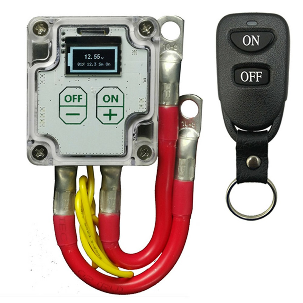 Car Battery Isolator Disconnect Power Cut Off Kill Master Switch Remote Control