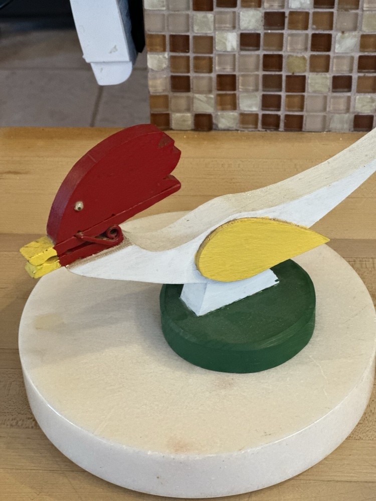 Vintage Clothespin Roadrunner Handmade