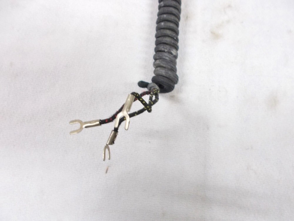 Coiled Black Handset Cord