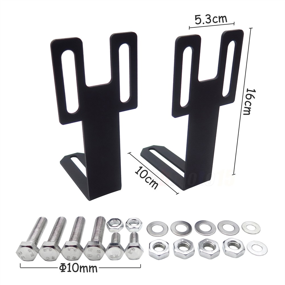 Headlight Strip Bracket Black For 2003 - 2019 Dodge Ram 2500 3500