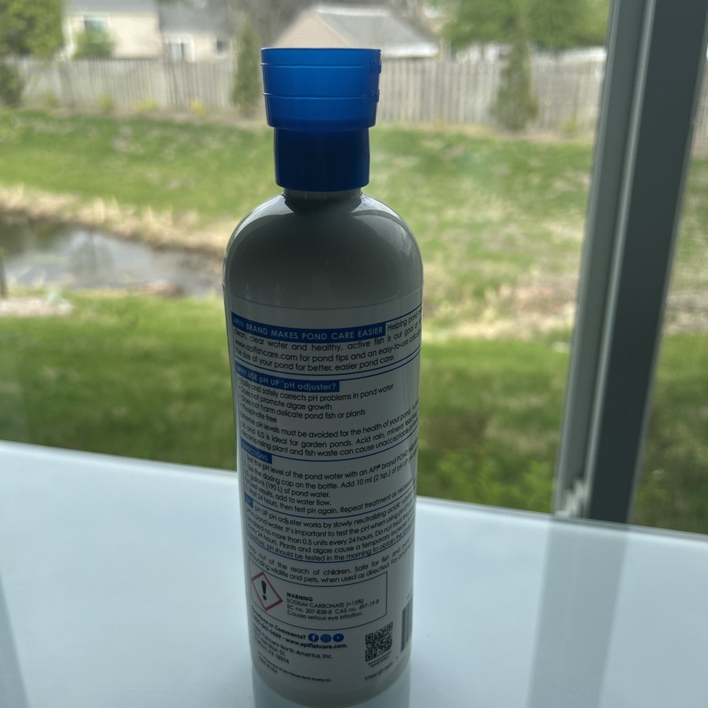 API Pond pH UP Pond Water pH Raising Solution 16 oz. Bottle
