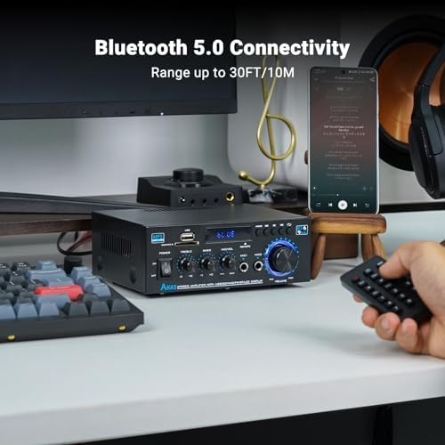 300W Bluetooth Stereo Receiver Amplifier with Karaoke