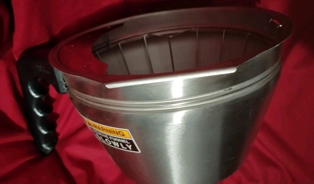 BUNN Coffee Replacement Splashguard SmartBrewer Funnel Basket Filter Stainles9"