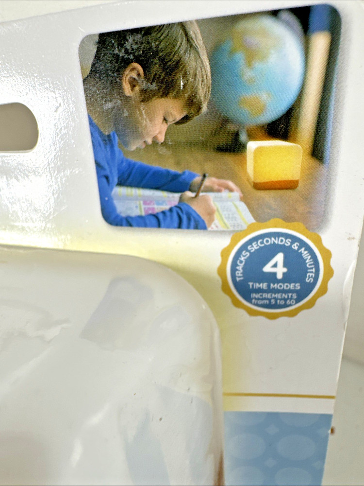 NEW OLD STOCK 3"Cube Timer LED Display Digital Timer Cooking Study LIGHTS UP