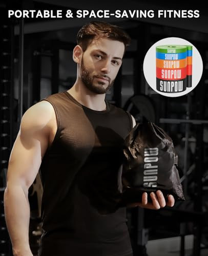 Pull Up Assistance Bands, Resistance Bands Set of 5 for Working Out, Pull Up