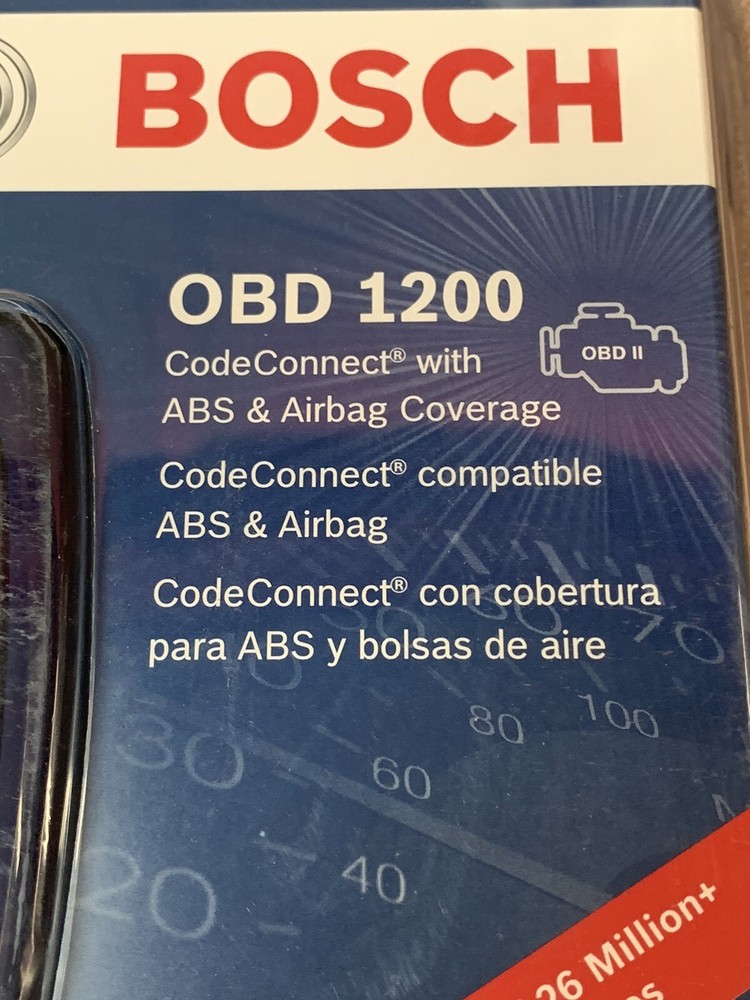 BOSCH OBD1200 Code Connect with ABS Coverage **SEALED**