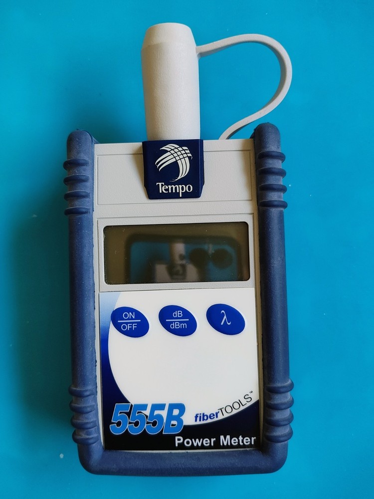 TEMPO 555B Fiber Tools Optic Power Meter, Used