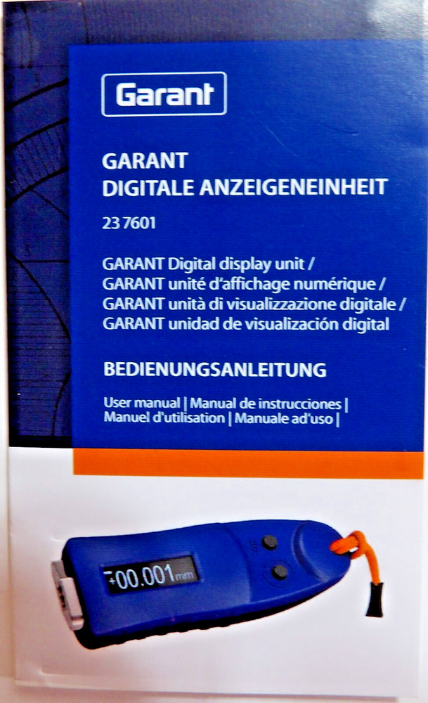 Garant 237601 Digital Display Unit for Precise Boring Head Tool Machining