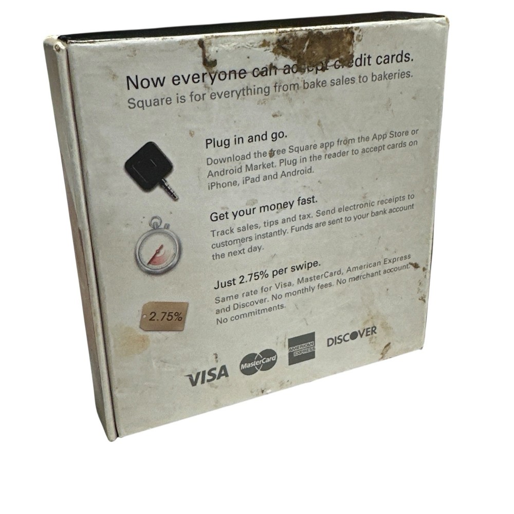 Square Card Reader - iPhone Or Android - Open Box
