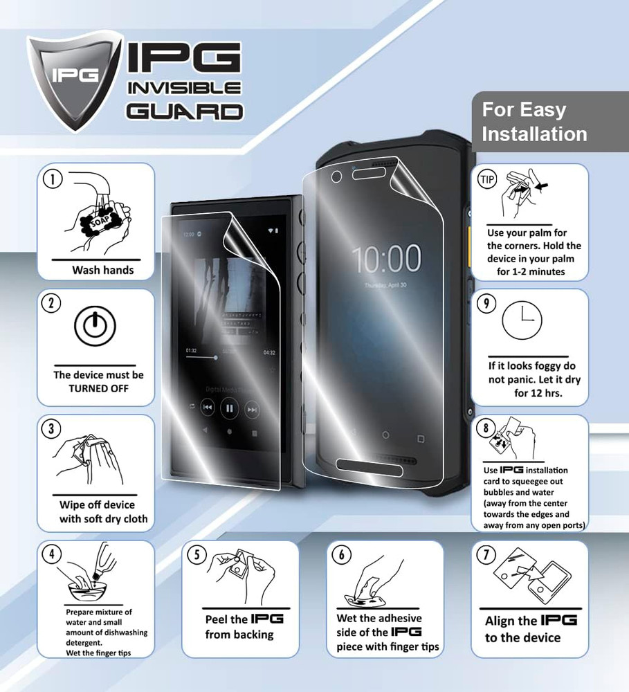 IPG Compatible with Bushnell Phantom 2 GPS Rangefinder Screen Protector (2 Units